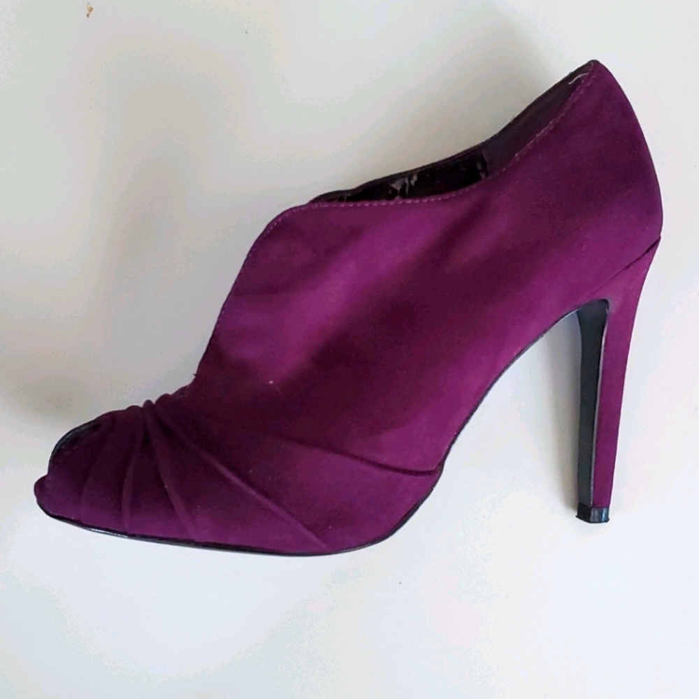 Carlos by Carlos Santana Peep Toe Boot Heels